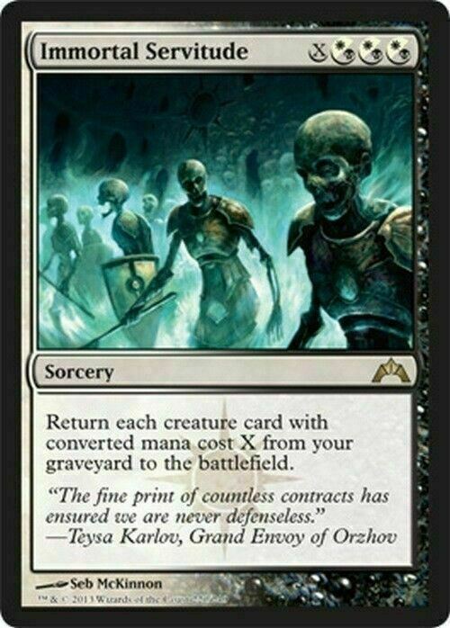 Immortal Servitude ~ Gatecrash [ EX ] [ Magic MTG ]
