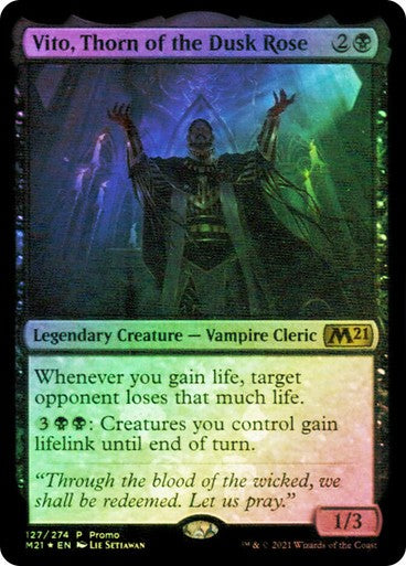 FOIL Vito, Thorn of the Dusk Rose ~ Core 2021 [ NM ] [ Magic MTG ]