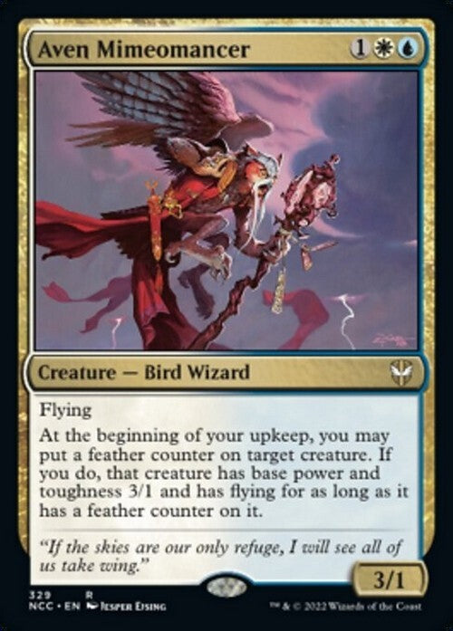 Aven Mimeomancer ~ Commander: Streets of New Capenna [ NM ] [ MTG ]