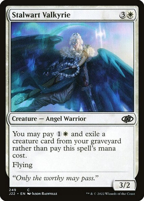 Stalwart Valkyrie ~ Jumpstart 2022 [ NM ] [ Magic MTG ]