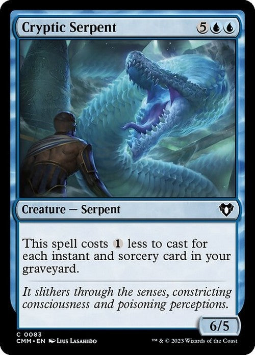 Cryptic Serpent ~ Commander Masters [ NM ] [ Magic MTG ]