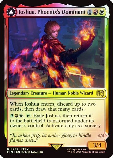 FOIL Joshua, Phoenix's Dominant ~ Final Fantasy [ NM ] [ Magic MTG ]