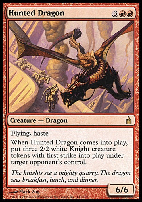 Hunted Dragon ~ Ravnica: City of Guilds [ EX ] [ Magic MTG ]