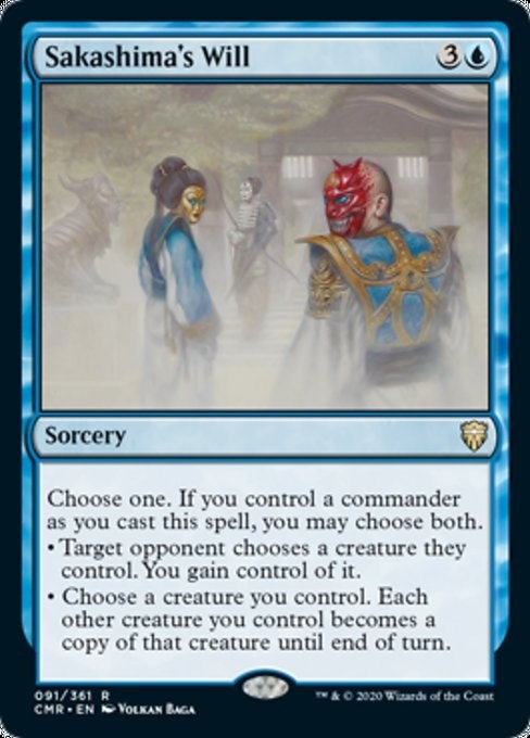 Sakashima's Will ~ Commander Legends 1 [ NM ] [ Magic MTG ]