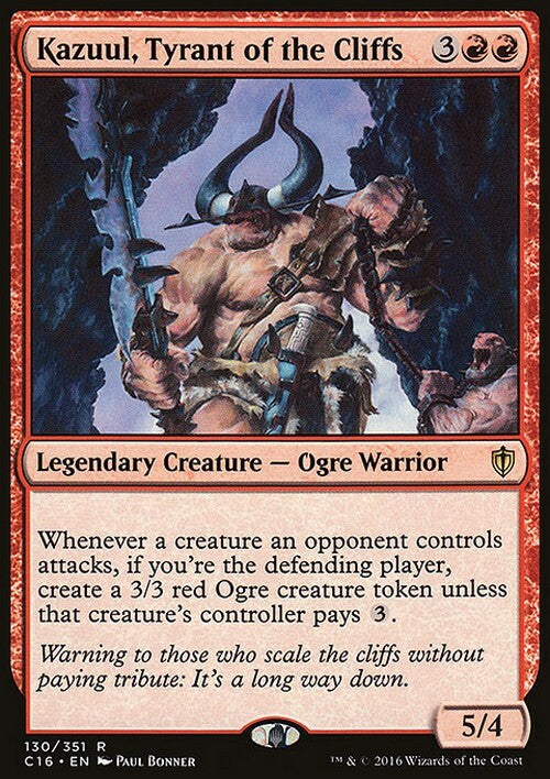 Kazuul, Tyrant of the Cliffs ~ Commander 2016 [ NM ] [ Magic MTG ]