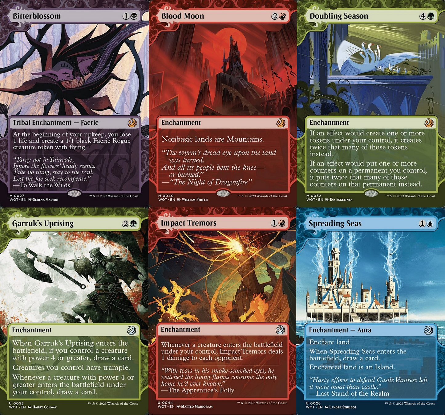 Choose your ENCHANTING TALES ~ Wilds of Eldraine [ NM ] [ Magic MTG ]