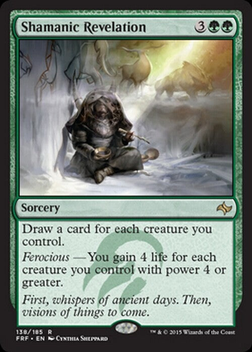 Shamanic Revelation ~ Fate Reforged [ EX ] [ Magic MTG ]