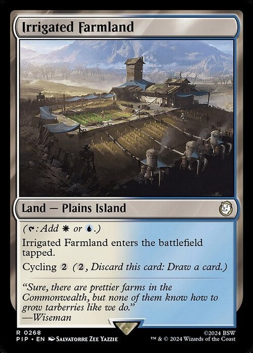 Irrigated Farmland ~ Commander: Fallout [ NM ] [ Magic MTG ]