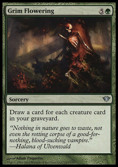Grim Flowering ~ Dark Ascension [ EX ] [ Magic MTG ]