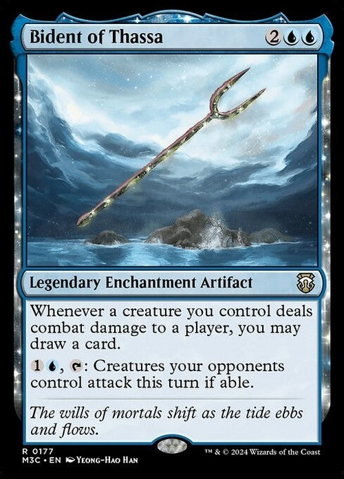 Bident of Thassa ~ Commander: Modern Horizons 3 [ NM ] [ Magic MTG ]
