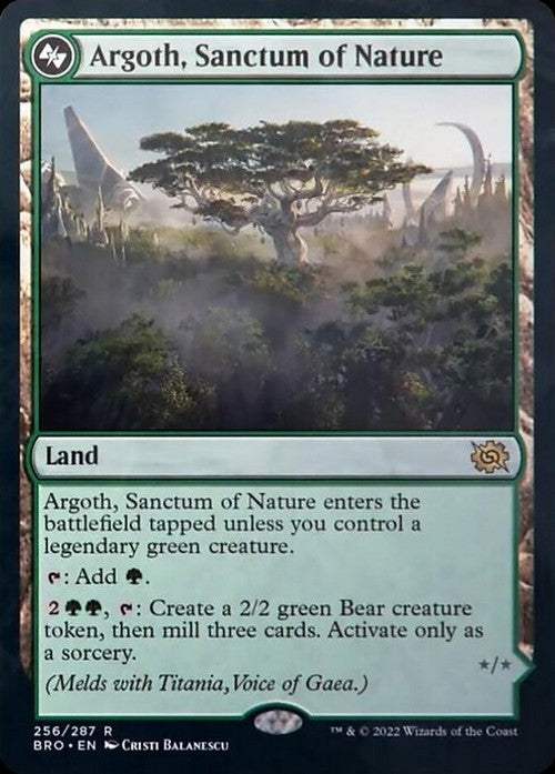 Argoth, Sanctum of Nature ~ The Brothers' War [ NM ] [ Magic MTG ]