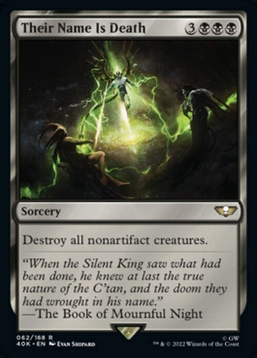 Their Name Is Death ~ Commander: Warhammer 40,000 [ NM ] [ Magic MTG ]