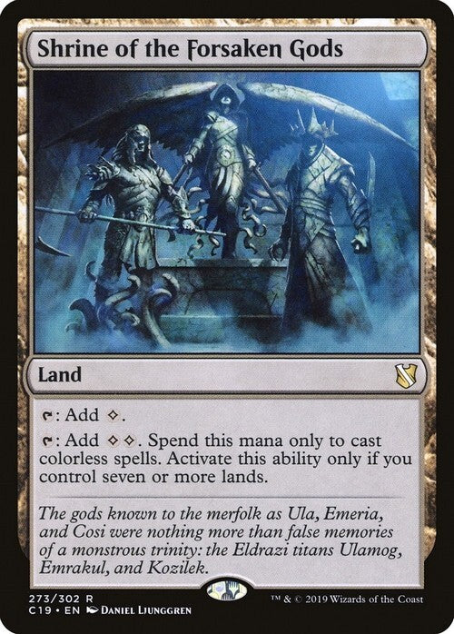 Shrine of the Forsaken Gods ~ Commander 2019 [ EX ] [ Magic MTG ]