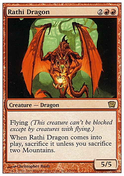 Rathi Dragon ~ Ninth Edition [ EX ] [ Magic MTG ]