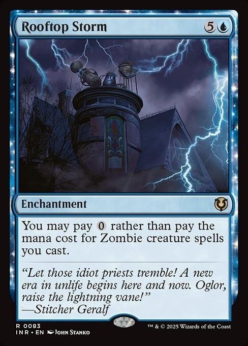 Rooftop Storm ~ Innistrad Remastered [ PL ] [ Magic MTG ]