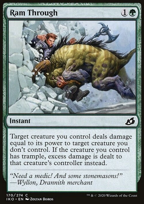 Ram Through ~ Ikoria [ EX ] [ Magic MTG ]