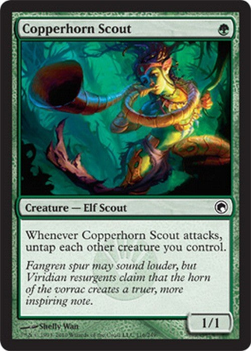 Copperhorn Scout ~ Scars of Mirrodin [ EX ] [ Magic MTG ]