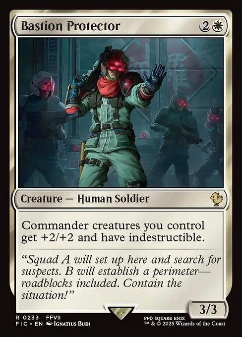 Bastion Protector ~ Commander: Final Fantasy [ NM ] [ Magic MTG ]