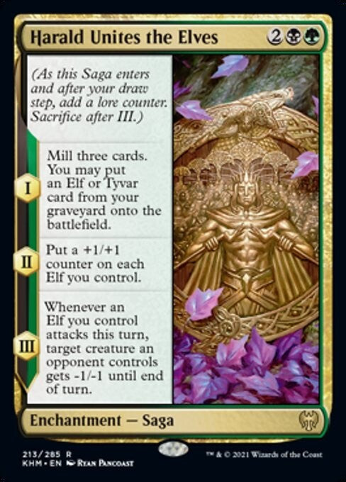 Harald Unites the Elves ~ Kaldheim [ NM ] [ Magic MTG ]