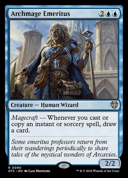 Archmage Emeritus ~ Commander: Outlaws of Thunder Junction [ NM ] [ Magic MTG ]