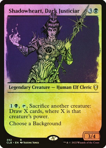 FOIL SHOWCASE Shadowheart, Dark Justiciar ~ Commander Legends 2 [ NM ] [ MTG ]