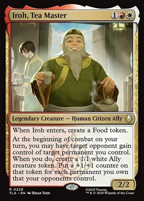 Iroh, Tea Master ~ Avatar: The Last Airbender [ NM ] [ Magic MTG ]