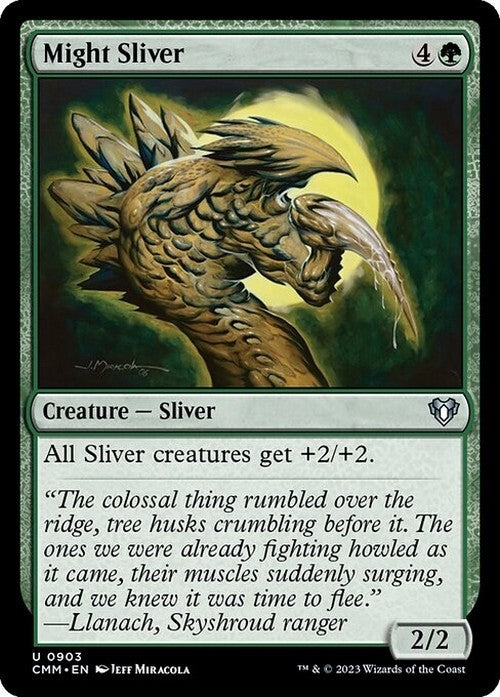 Might Sliver ~ Commander Masters [ NM ] [ Magic MTG ]