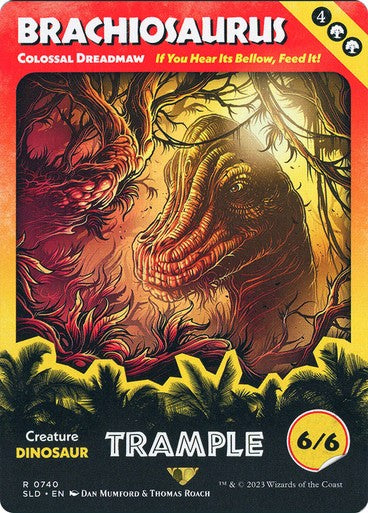 Brachiosaurus (Colossal Dreadmaw) ~ Secret Lair [ NM ] [ Magic MTG ]