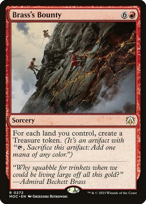 Brass's Bounty ~ Commander: March of the Machine [ NM ] [ Magic MTG ]