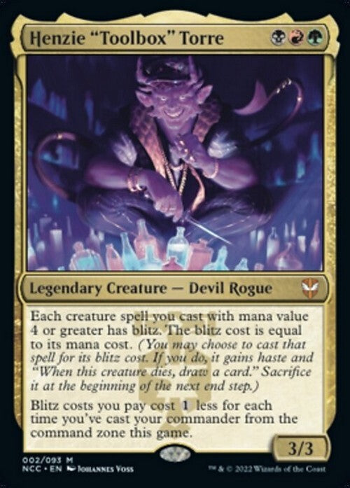 Henzie "Toolbox" Torre ~ Commander: Streets of New Capenna [ NM ] [ Magic MTG ]