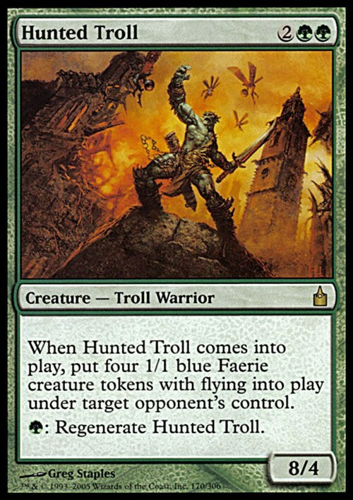 Hunted Troll ~ Ravnica: City of Guilds [ EX ] [ Magic MTG ]