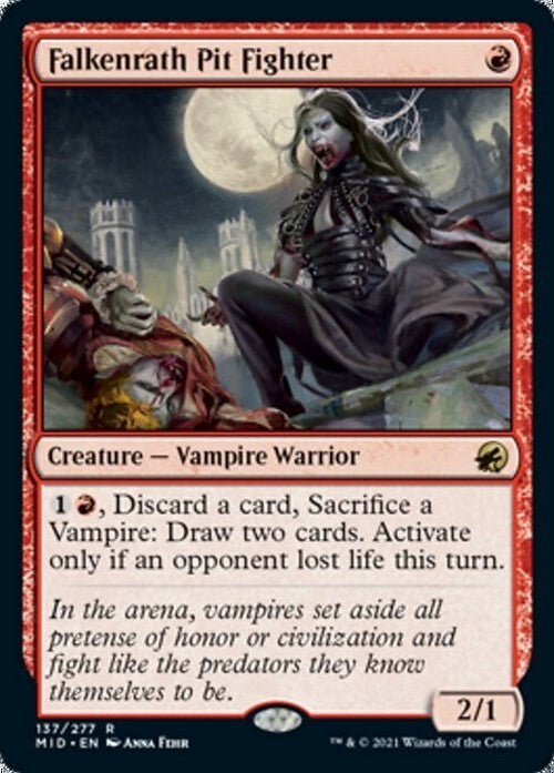 Falkenrath Pit Fighter ~ Midnight Hunt [ NM ] [ Magic MTG ]