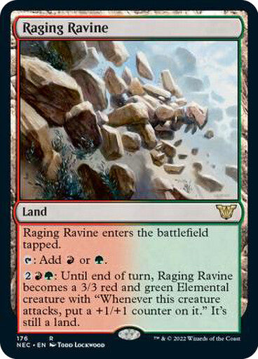 Raging Ravine ~ Commander: Kamigawa: Neon Dynasty [ NM ]
