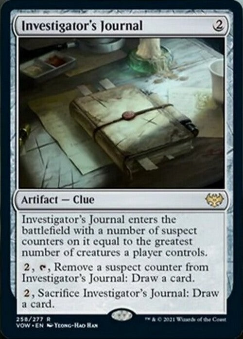 Investigator's Journal ~ Crimson Vow [ NM ] [ Magic MTG ]
