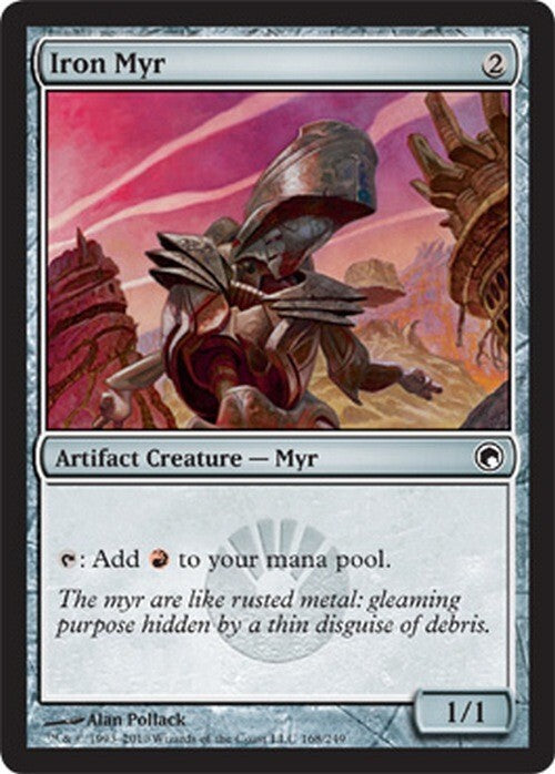 Iron Myr ~ Scars of Mirrodin [ EX ] [ Magic MTG ]