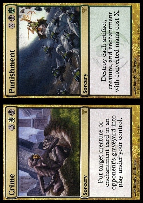 Crime / Punishment ~ Dissension [ EX ] [ Magic MTG ]