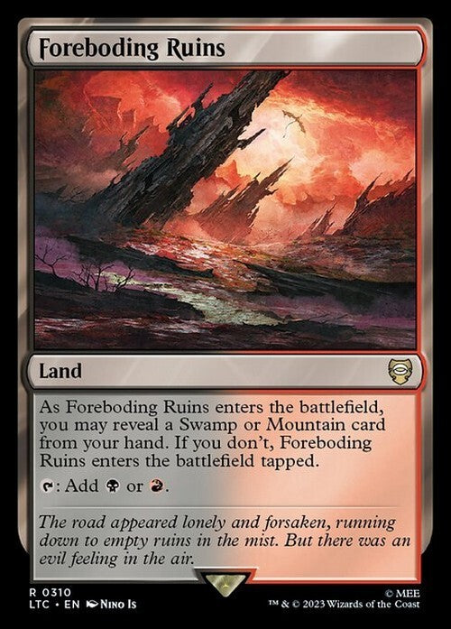 Foreboding Ruins ~ Commander: Lord of the Rings [ NM ] [ Magic MTG ]