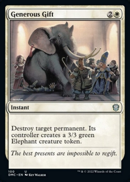 Generous Gift ~ Commander: Dominaria United [ NM ] [ Magic MTG ]
