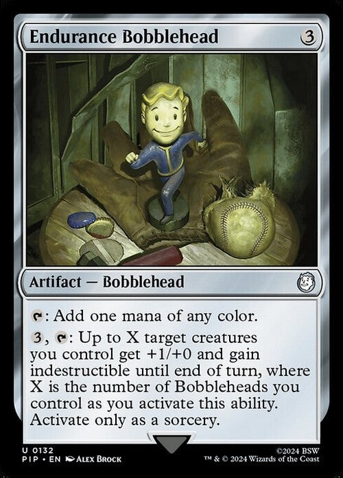 Endurance Bobblehead ~ Commander: Fallout [ NM ] [ Magic MTG ]