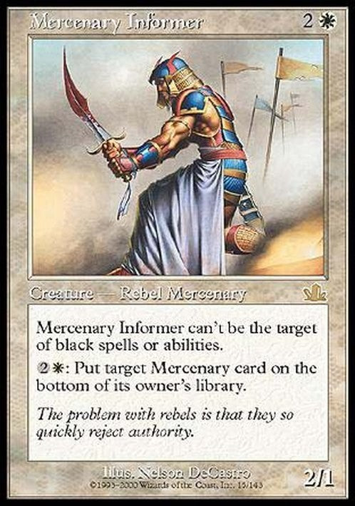 Mercenary Informer ~ Prophecy [ EX ] [ Magic MTG ]