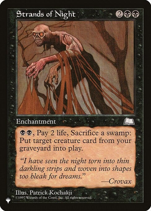 Strands of Night ~ The List [ NM ] [ Magic MTG ]