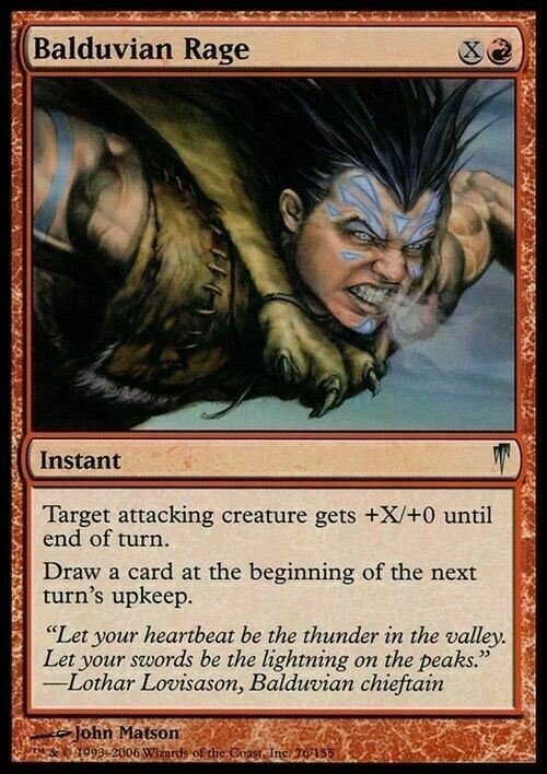 Balduvian Rage ~ Coldsnap [ EX ] [ Magic MTG ]