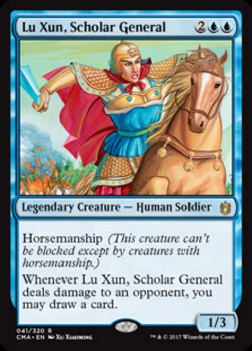 Lu Xun, Scholar General ~ Commander Anthology 1 [ EX ] [ Magic MTG ]