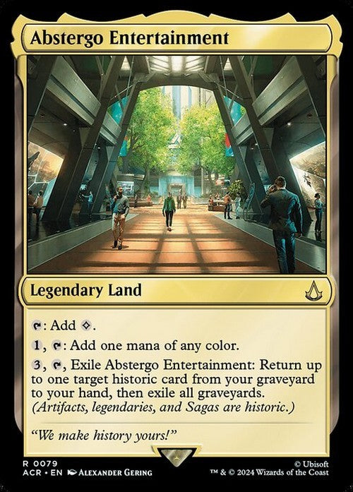 Abstergo Entertainment ~ Assassin's Creed [ NM ] [ Magic MTG ]