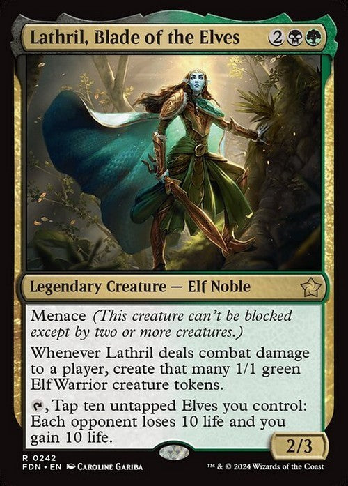 Lathril, Blade of the Elves ~ Foundations [ NM ] [ Magic MTG ]