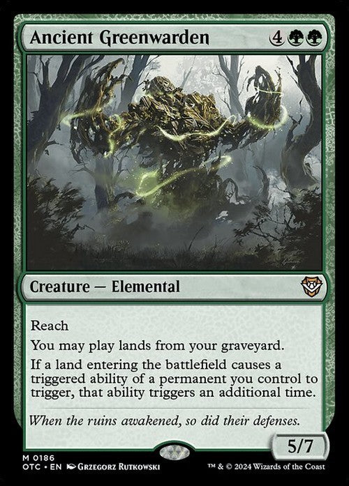 Ancient Greenwarden ~ Commander: Outlaws of Thunder Junction [ NM ] [ MTG ]