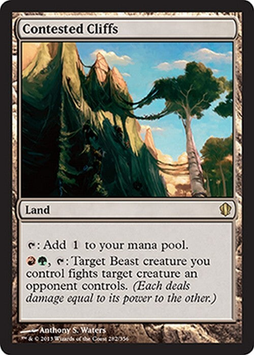 Contested Cliffs ~ Commander 2013 [ EX ] [ Magic MTG ]