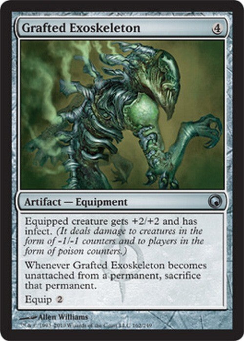 Grafted Exoskeleton ~ Scars of Mirrodin [ EX ] [ Magic MTG ]