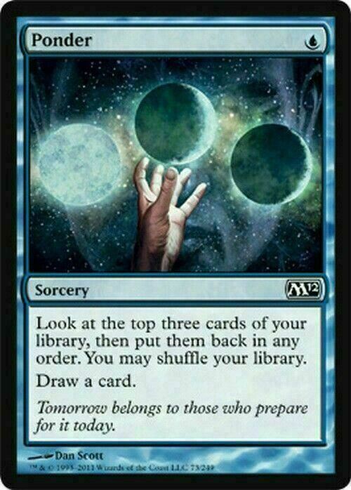 Ponder ~ Magic 2012 [ EX ] [ Magic MTG ]