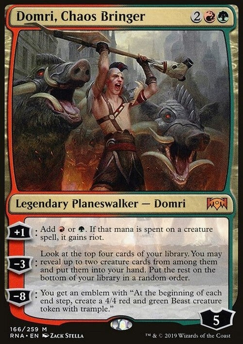 Domri, Chaos Bringer ~ Ravnica Allegiance [ NM ] [ Magic MTG ]